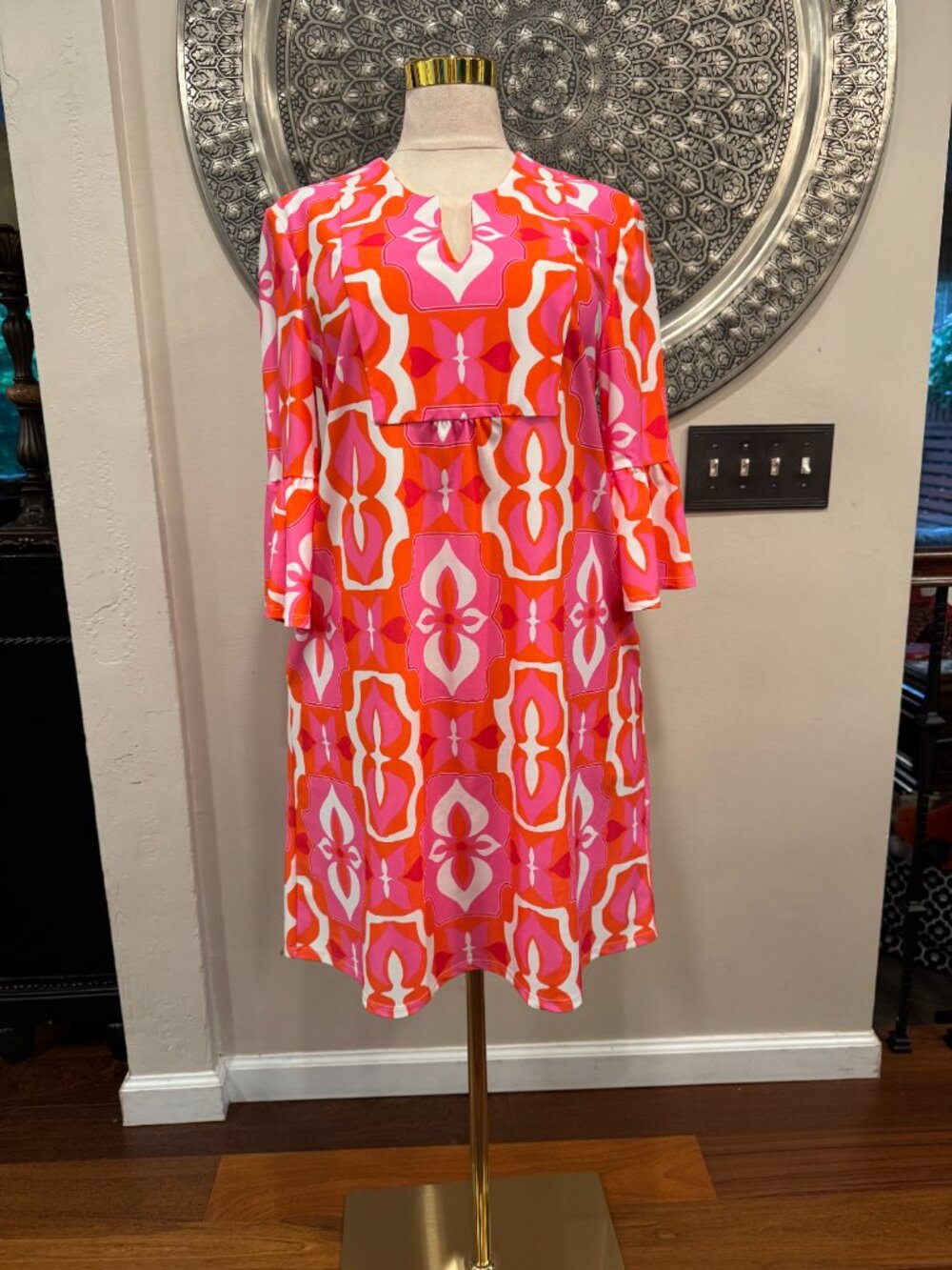 Jude Connally Kerry Flutter Sleeve Dress NWT Small - Picture 3 of 11